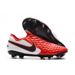 Bota de Fútbol Nike Tiempo Legend VIII Elite FG Rojo Blanco