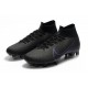 Nike Botas de Fútbol Mercurial Superfly 7 Elite FG Negro