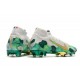 Mbappe Nike Mercurial Superfly 7 Elite FG Gris Dorado Metalizado Verde