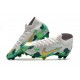 Mbappe Nike Mercurial Superfly 7 Elite FG Gris Dorado Metalizado Verde