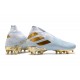 Zapatos de Fútbol adidas Nemeziz 19+ FG Agua/Dorado metalizado /Blanco