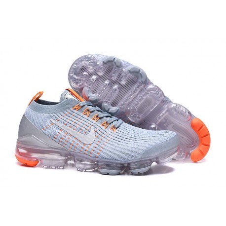 Nike Zapatos Air VaporMax Flyknit 3 Gris Naranja