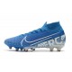 Zapatos Nike Mercurial Superfly VII Elite AG-Pro Azul Blanco