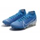 Zapatos Nike Mercurial Superfly VII Elite AG-Pro Azul Blanco
