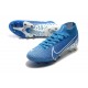 Zapatos Nike Mercurial Superfly VII Elite AG-Pro Azul Blanco