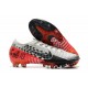 Nike Mercurial Vapor XIII Elite AG-PRO Neymar Cromado Negro Rojo Platino