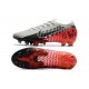 Nike Mercurial Vapor XIII Elite AG-PRO Neymar Cromado Negro Rojo Platino