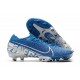 Zapatos Nike Mercurial Vapor XIII Elite AG-PRO Azul Blanco