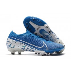 Zapatos Nike Mercurial Vapor XIII Elite AG-PRO Azul Blanco