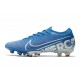 Zapatos Nike Mercurial Vapor XIII Elite AG-PRO Azul Blanco