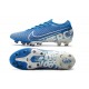 Zapatos Nike Mercurial Vapor XIII Elite AG-PRO Azul Blanco