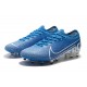 Zapatos Nike Mercurial Vapor XIII Elite AG-PRO Azul Blanco