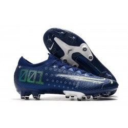 Nike Mercurial Vapor XIII Elite AG-PRO Azul Amarillo Fluorescente Blanco