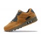 Botas Nike Air Max 90 Hombres Camel Gris