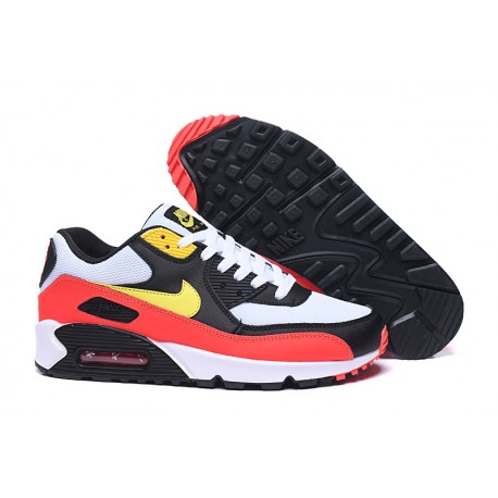 Botas Nike Air Max 90 Blanco Rojo Negro