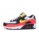 Botas Nike Air Max 90 Blanco Rojo Negro