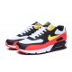 Botas Nike Air Max 90 Blanco Rojo Negro