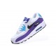 Botas Nike Air Max 90 Blanco Violeta Azul