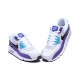 Botas Nike Air Max 90 Blanco Violeta Azul
