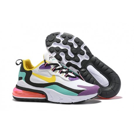 Nike Zapatillas Air Max 270 React Blanco Azul Violeta