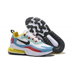 Nike Zapatillas Air Max 270 React Blanco Azul Amarillo