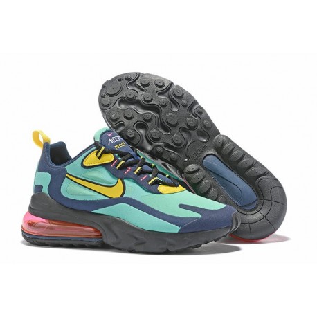 Nike Zapatillas Air Max 270 React Azul Amarillo