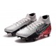 Nike Mercurial Superfly 7 Elite SG-Pro Anti-Clog Neymar Cromado Negro Rojo Platino