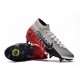 Nike Mercurial Superfly 7 Elite SG-Pro Anti-Clog Neymar Cromado Negro Rojo Platino