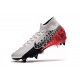 Nike Mercurial Superfly 7 Elite SG-Pro Anti-Clog Neymar Cromado Negro Rojo Platino