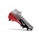 Nike Mercurial Superfly 7 Elite SG-Pro Anti-Clog Neymar Cromado Negro Rojo Platino