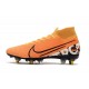 Nike Mercurial Superfly 7 Elite SG-Pro Anti-Clog Naranja Blanco Negro