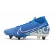 Nike Mercurial Superfly 7 Elite SG-Pro Anti-Clog Azul Blanco