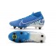 Nike Mercurial Superfly 7 Elite SG-Pro Anti-Clog Azul Blanco