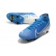 Nike Mercurial Superfly 7 Elite SG-Pro Anti-Clog Azul Blanco