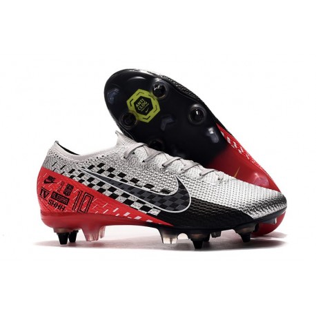 Nike Mercurial Vapor XIII Elite SG-Pro ACC Neymar Cromado Negro Rojo