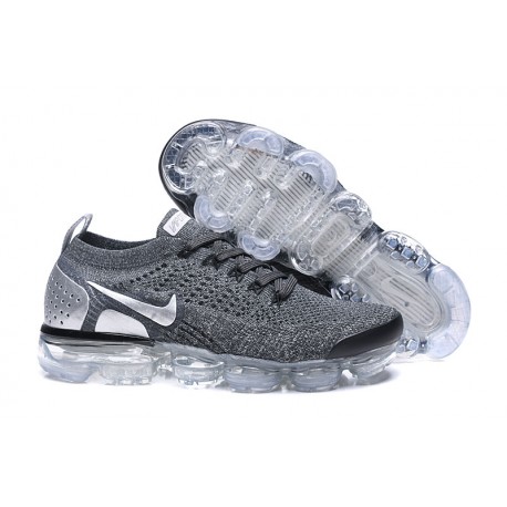 Zapatillas Nike Air VaporMax 2.0 Flyknit Hombre Grigio Plata