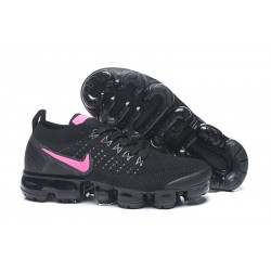 Zapatillas Nike Air VaporMax 2.0 Flyknit Mujer Negro Rosa