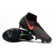 Nike Phantom Vision Elite DF SG-PRO AC Gris Oscuro Mango Brillante Negro