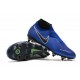 Nike Phantom Vision Elite DF SG-PRO AC Hombres -Azul Cromo Blanco