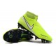 Nike Phantom Vision Elite DF SG-PRO AC Amarillo Fluorescente Blanco