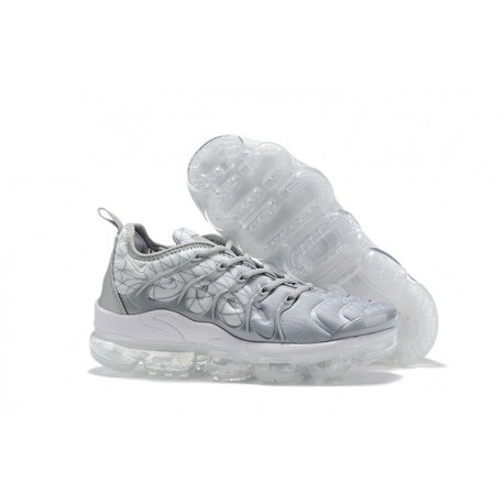 Nike Air VaporMax Plus Hombre Gris Blanco