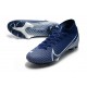 Nike Botas de Fútbol Mercurial Superfly 7 Elite FG Azul Blanco