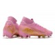 Nike Botas de Fútbol Mercurial Superfly 7 Elite FG Rosa Oro