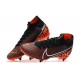 Nike Mercurial Superfly 7 Elite SG-Pro Anti-Clog Negro Blanco Crimson