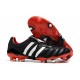 Adidas Predator Mania FG Predator Tacos de Futbol - Negro Rojo Blanco