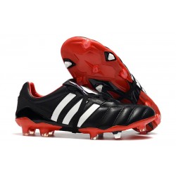 Adidas Predator Mania FG Predator Tacos de Futbol - Negro Rojo Blanco