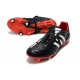 Adidas Predator Mania FG Predator Tacos de Futbol - Negro Rojo Blanco