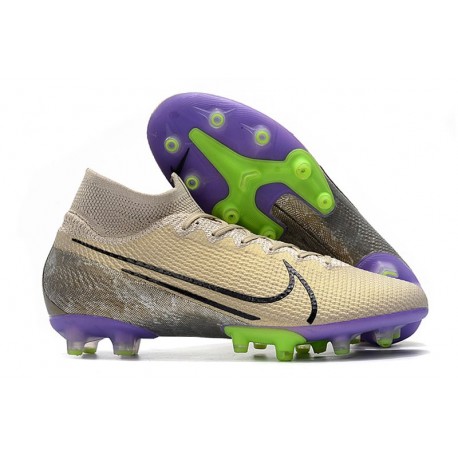 Nike Mercurial Superfly VII Elite AG-Pro Amarillo Desierto Negro Morado