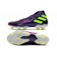 Zapatos de Fútbol adidas Nemeziz 19+ FG Violeta Verde