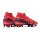 Nike Botas de Fútbol Mercurial Superfly 7 Elite FG Láser Crimson Negro